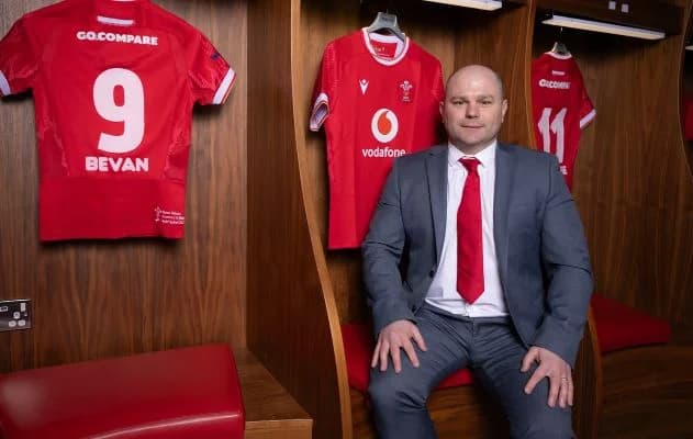 New Wales Women head coach, Sean Lynn. Pic: WRU
