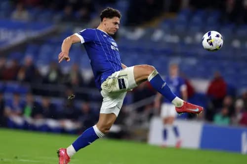 Yousef Salech of Cardiff City. Pic. Alamy