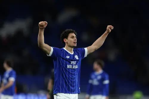 Yousef Salech of Cardiff City. Pic. Alamy