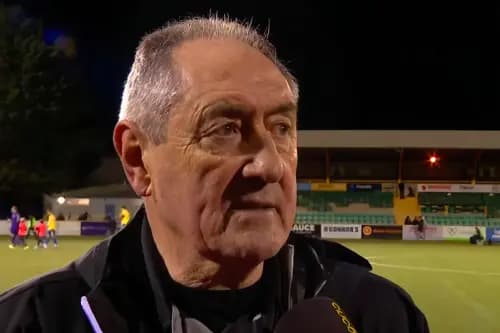 Llanelli interim manager Terry Boyle. Pic: Sgorio